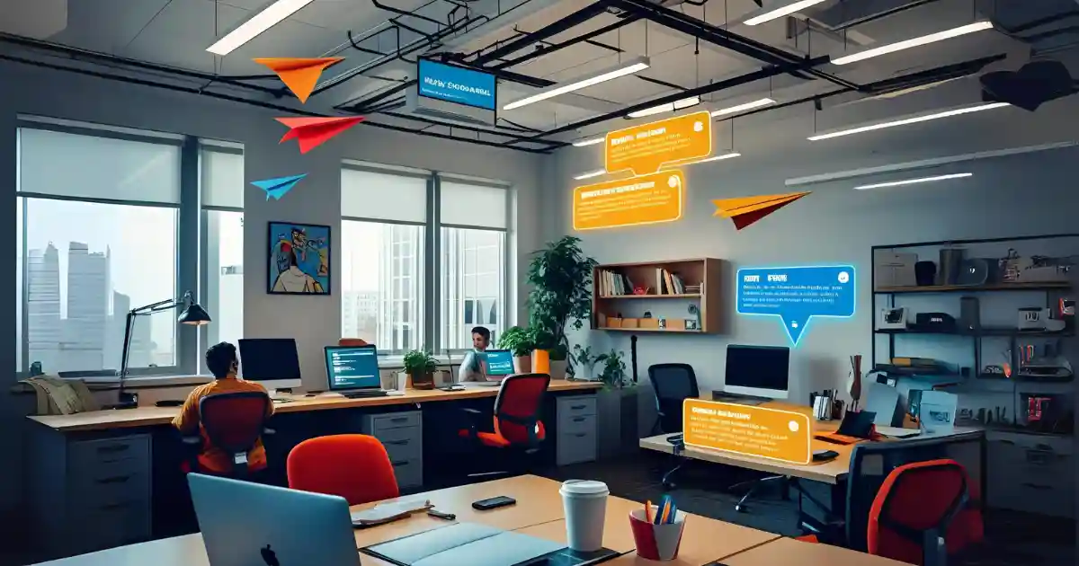 Superhero office distractions quiz - flying papers and floating coffee