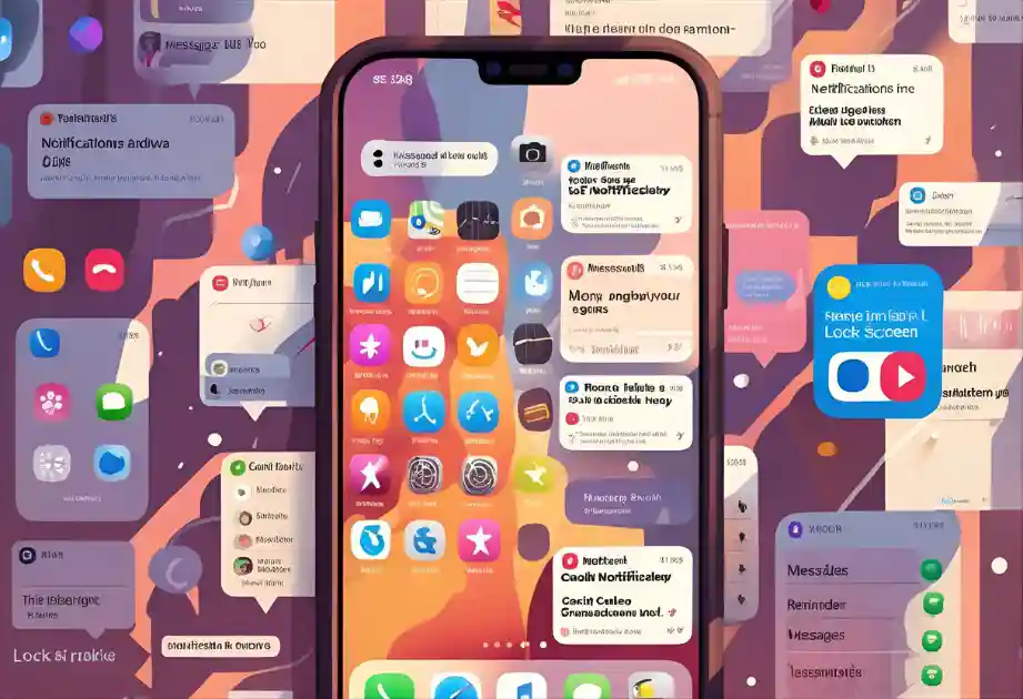 Close-up of a smartphone screen overwhelmed with notifications, illustrating user’s digital behavior and subconscious tech habits for phone personality quiz.