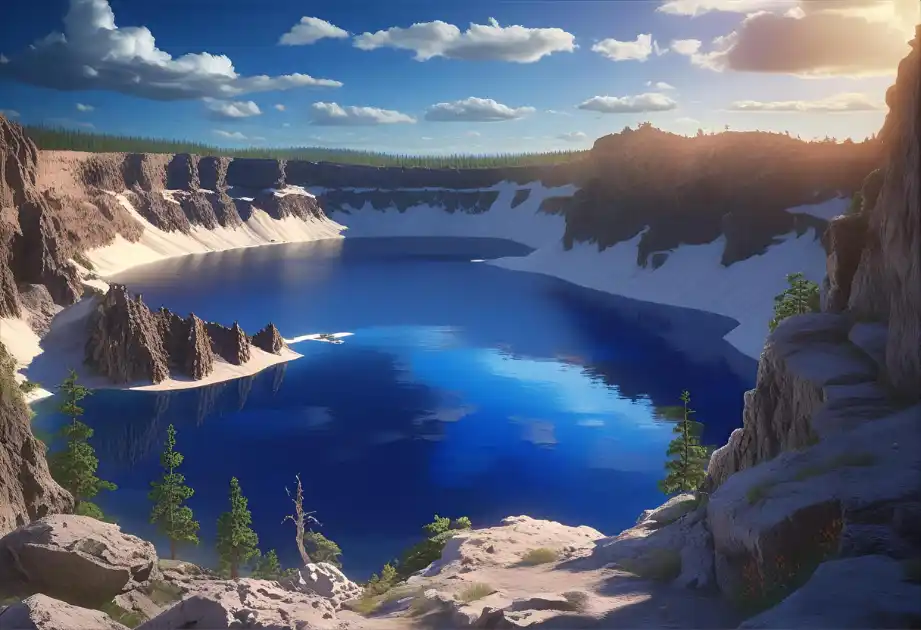 crater lake, oregon, find us states quiz